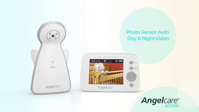 Angelcare AC1300 Video Movement and Sound Monitor - Best Baby Monitor Cameras