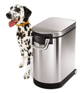 Simplehuman Medium Pet Food Storage Can 263x300 - Best Dog Food Containers Airtight to Keep the Food Safe