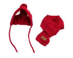Fully Knit Winter Hat Scarf Set 300x240 - Best Dog Hats - Full Guide for Best Dog Winter Hats